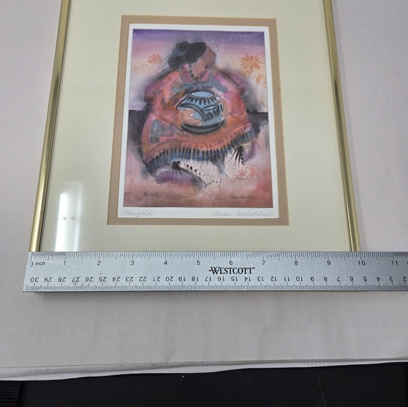 Marigold By Anna Hawthorne Reproduction Native American Tribal Clothing Pottery - Picture 13 of 14